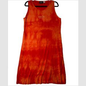 VNTG E.M.I. Sportswear Lake Tahoe Size L Tie Dye Tank Dress Beach Coverup Camp